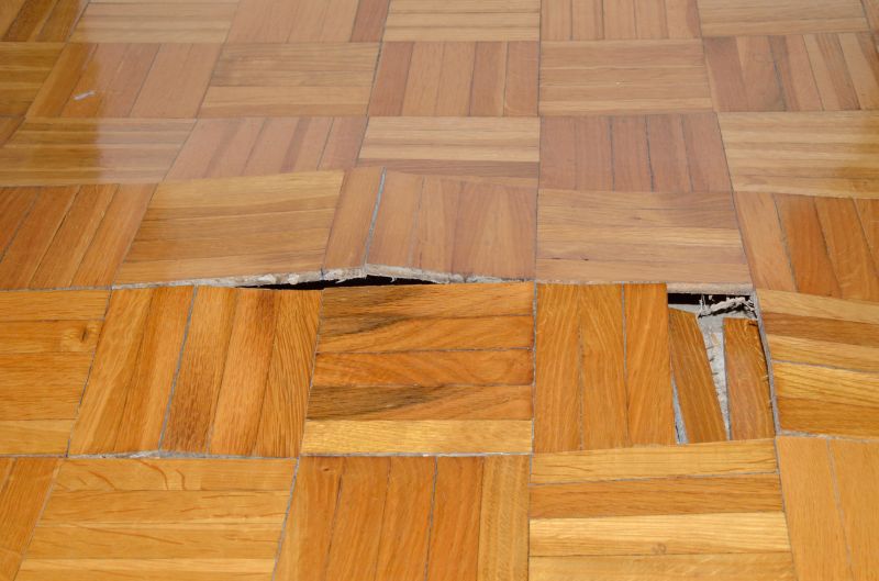 Before and After Buckling Floor Fixes
