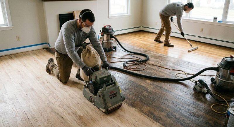 Walnut Floor Refinishing in Alpharetta, GA