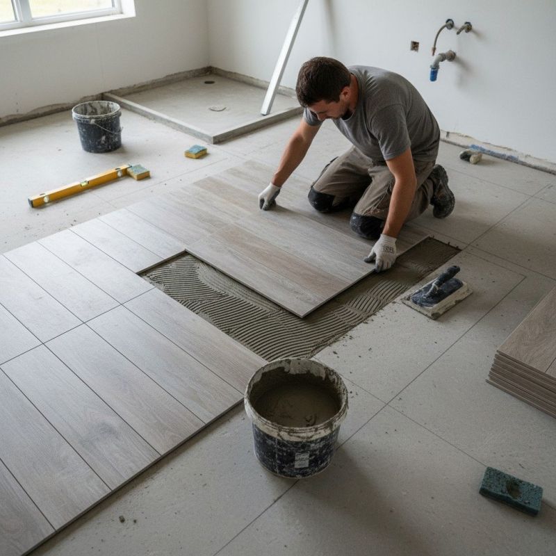 Tile Floor Installation in Fredericksburg, VA